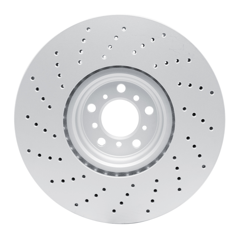 BMW X6 Brake Rotor (1) - Right Front - R1 Concepts - GeoSPEC Coated, Drilled - `15-`19